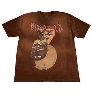 Travis Scott Coachella 2025 Nightshow Tee XL‎ Brown NEW